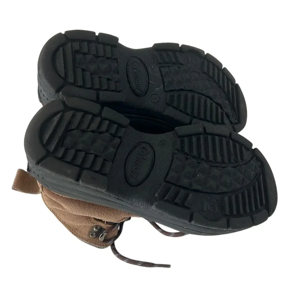 COLEMAN Snow Boots Women's Glacier Thinsulate Suede Brown Lace Up Size 6